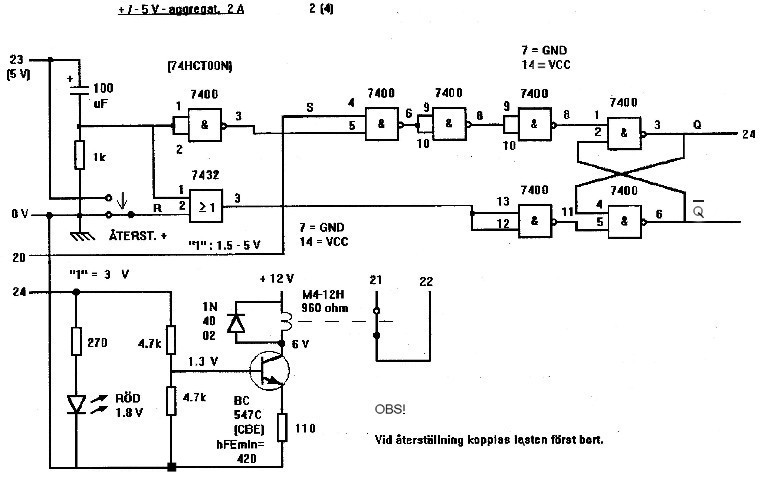 DC Power Supply +5 V and -5 V, from the year 1999, 2