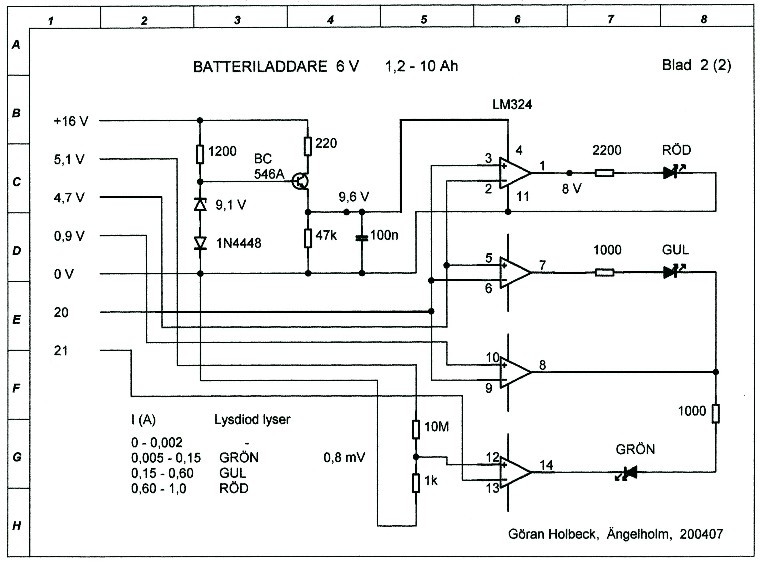 Batteriladdare 6 V, 1.2-10 Ah, från år 2004, 3