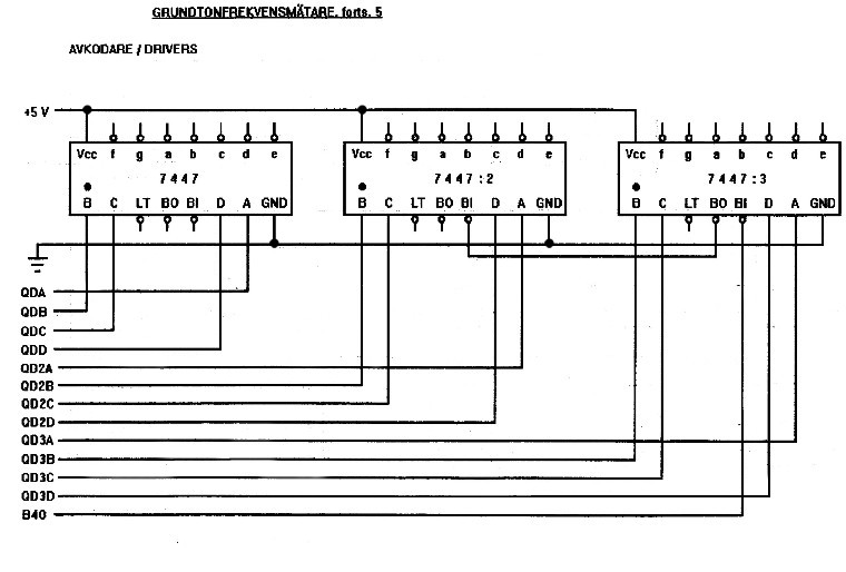 A Measuring Circuit of Frequency Counter, from the year 1999, 6