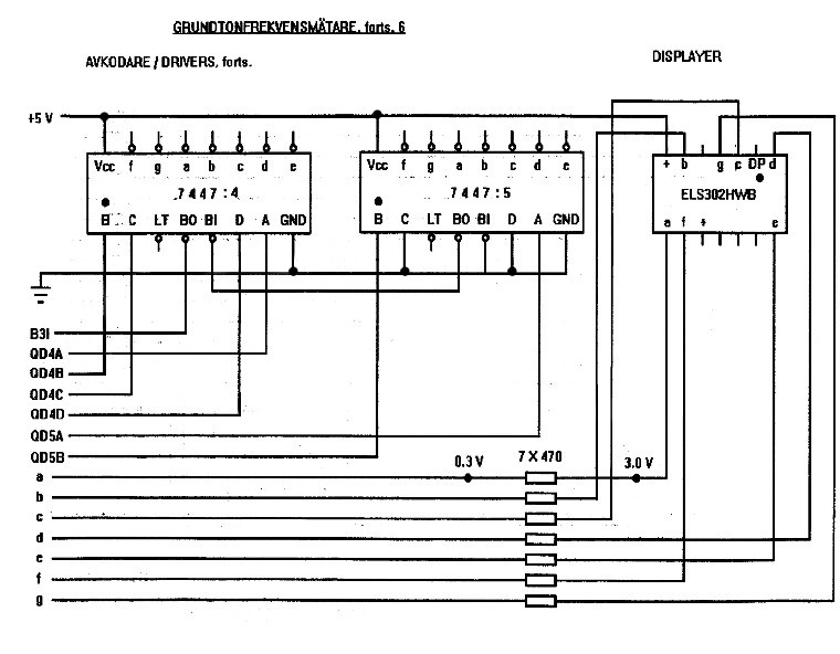 A Measuring Circuit of Frequency Counter, from the year 1999, 7