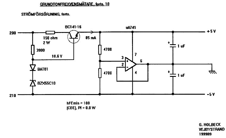 A Measuring Circuit of Frequency Counter, from the year 1999, 11