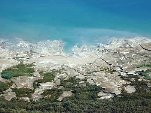 The Dead Sea in Israel and Jordan