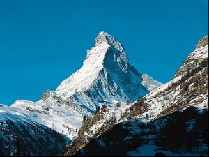 The Matterhorn Mountain in Switzerland