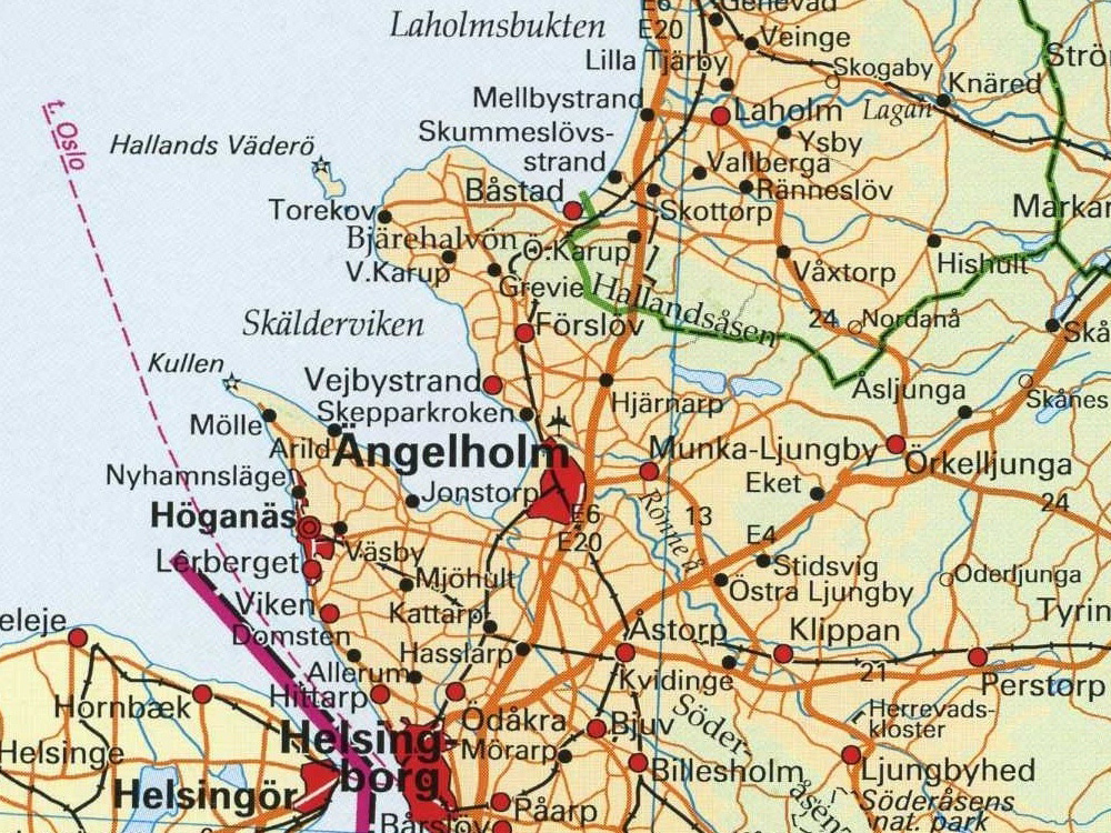 Nordvästra Skåne Karta – Karta 2020
