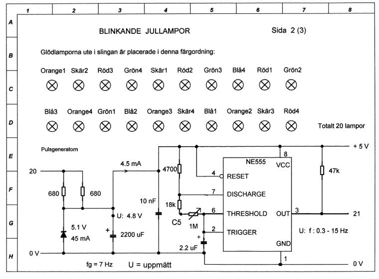 Blinkkrets Jullampor, från år 2003, 2