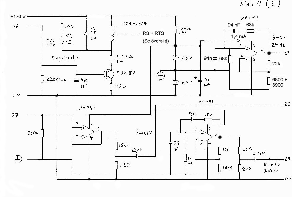 Ringsignalssekvensgenerator 1, från år 2001, 4