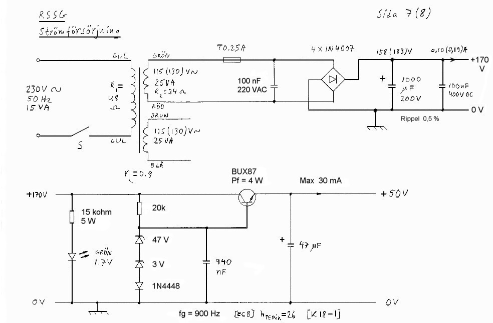 Ringsignalssekvensgenerator 1, från år 2001, 7