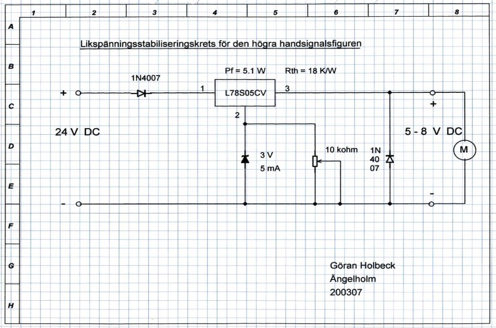 Likspänningskrets 5-8 V från år 2003
