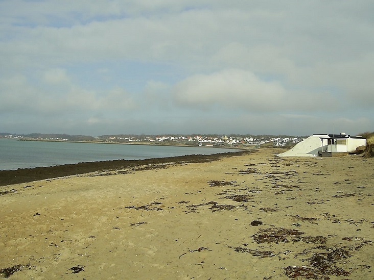 The beach