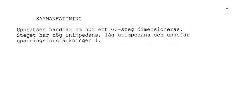 Beräkning på ett GK-steg, 4