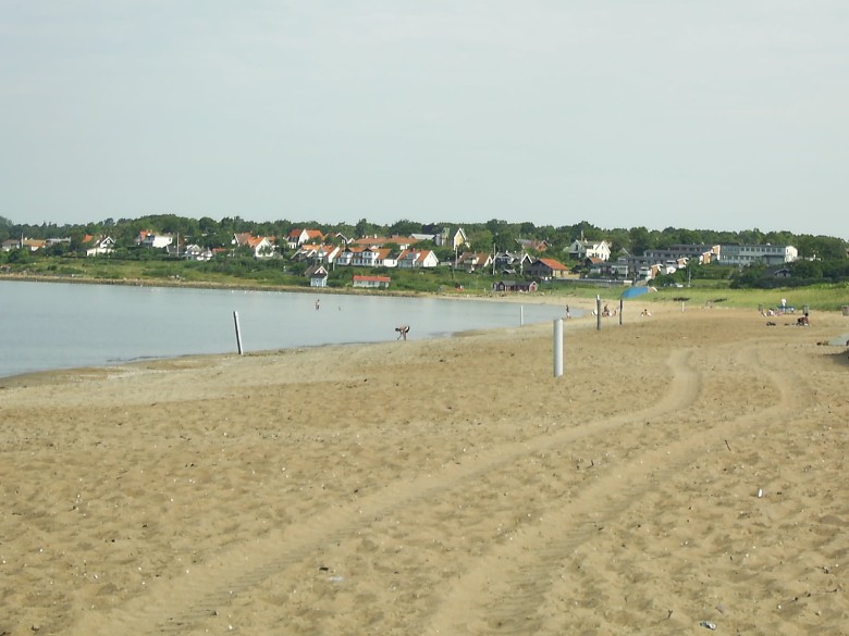 Stranden mot orten Skälderviken