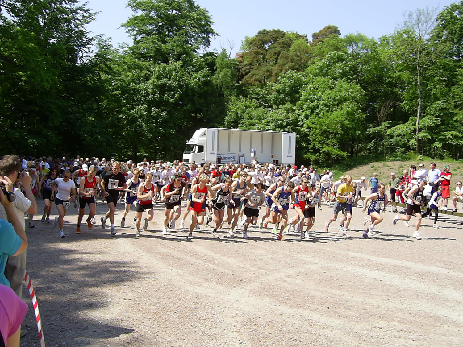 Starten för Änglamilen 2005