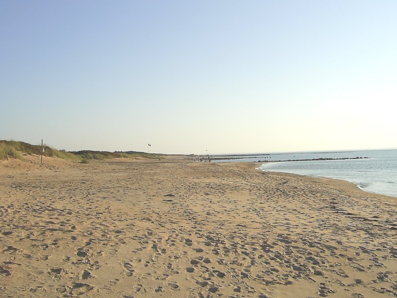 Stranden mot Vejby Udde