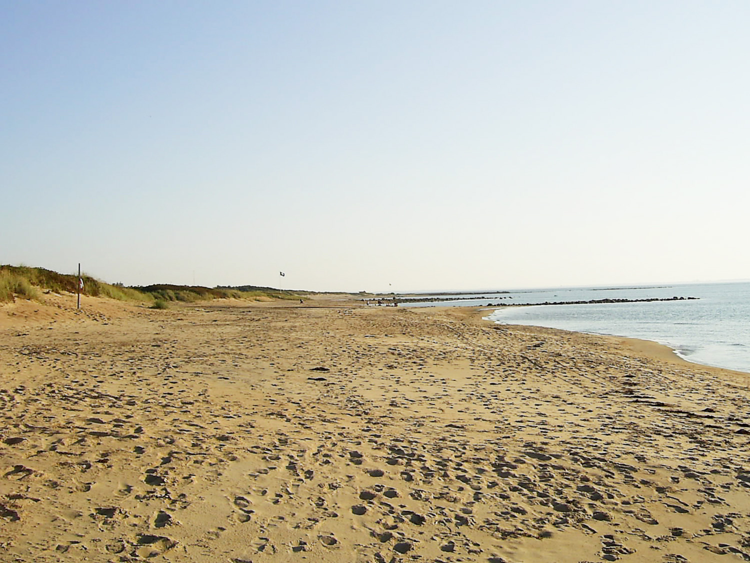 Stranden mot Vejby Udde